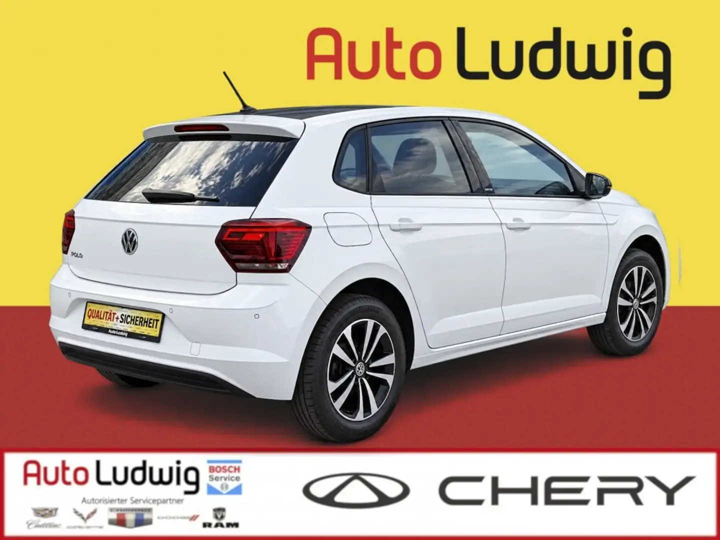 Volkswagen Polo 1,0 Comfortline TSI*APP CONNECT*PARK PILOT*LED*... Weiß - 2