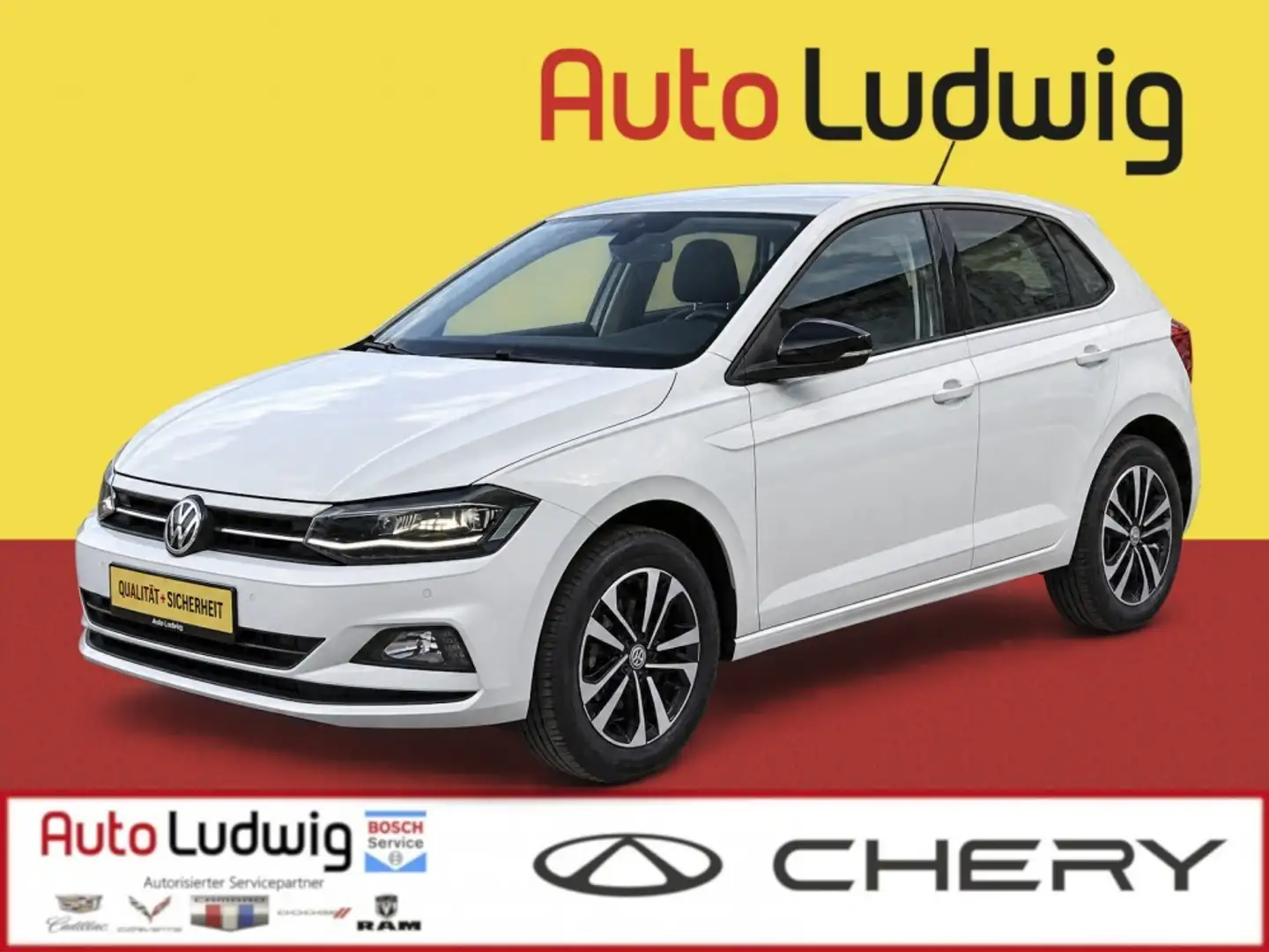 Volkswagen Polo 1,0 Comfortline TSI*APP CONNECT*PARK PILOT*LED*... Weiß - 1