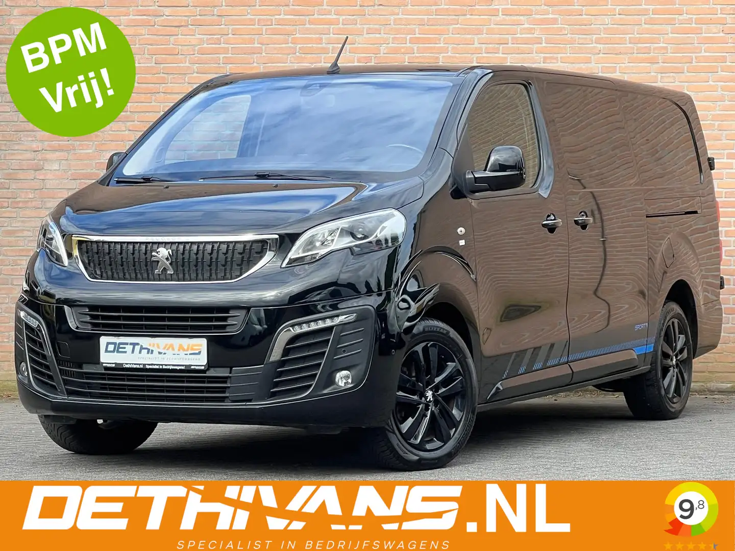 Peugeot Expert 2.0BlueHDI L3 180PK Automaat / Carplay / 2x Schuif Zwart - 1