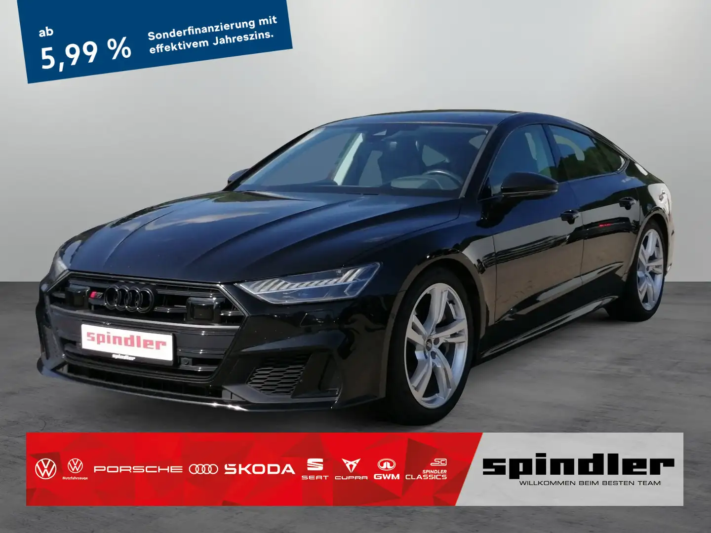 Audi S7 TDI qu AHK Luft Pano Matrix Standhz Schwarz - 1