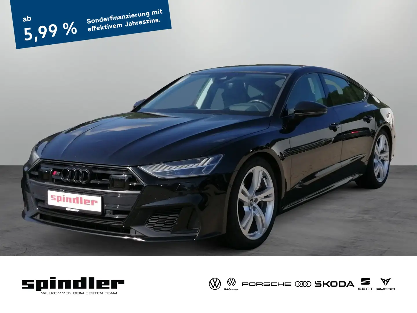 Audi S7 TDI qu AHK Luft Pano Matrix Standhz Schwarz - 1