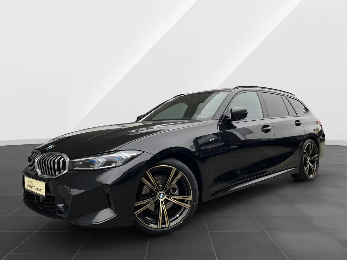 BMW 320 d Touring M Sport/LivePro/Driving/ACC/Parking/19Zo Schwarz - 2