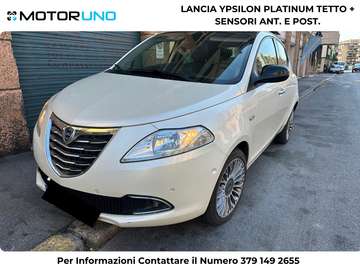 Ypsilon 1.2 8v Platinum 69cv Tetto + Sensori Ant. e Post.