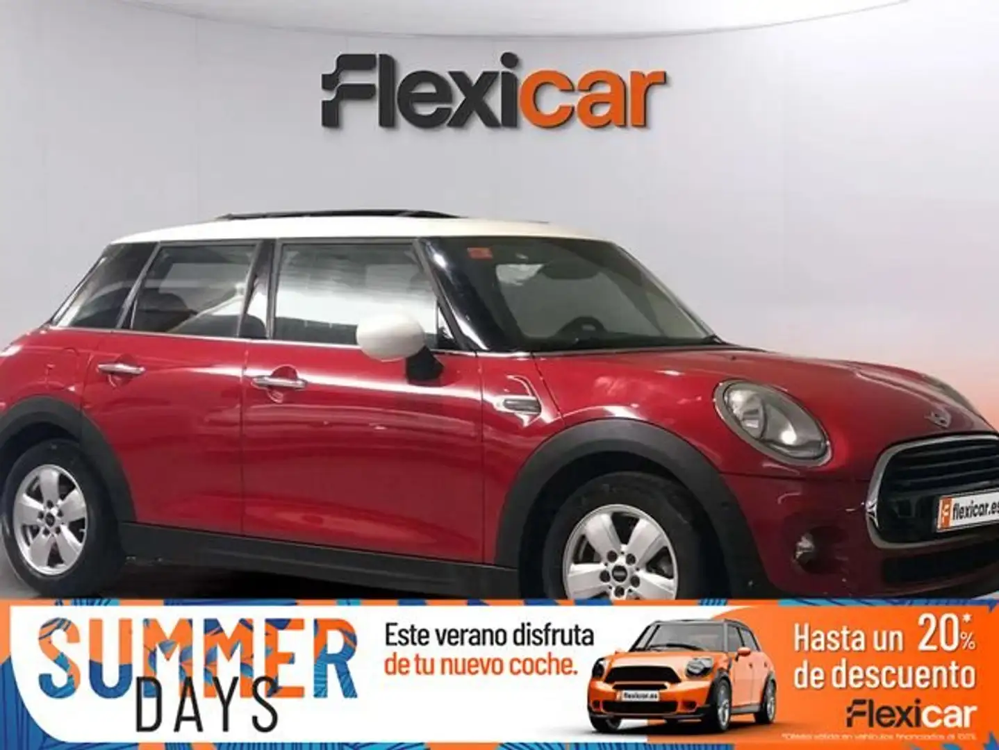 MINI Cooper +D+5+PUERTAS+autom%C3%A1tico Rojo - 1
