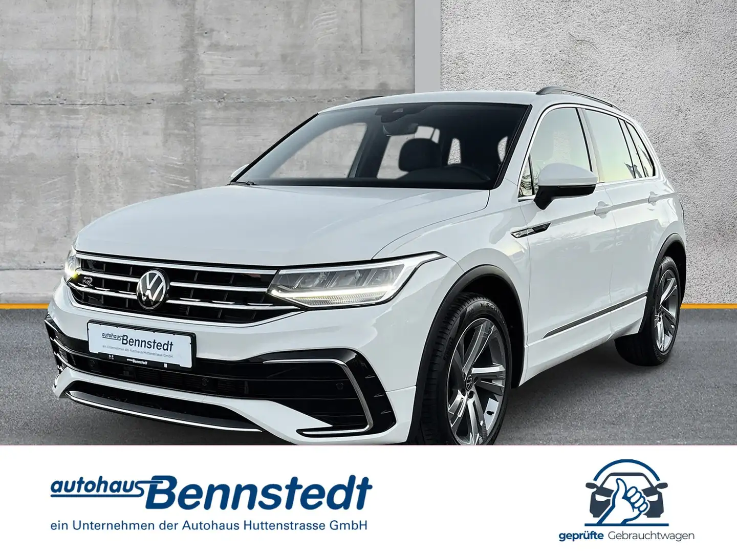 Volkswagen Tiguan 1.5 TSI DSG R-Line LED KAMERA AHK 19" Weiß - 1