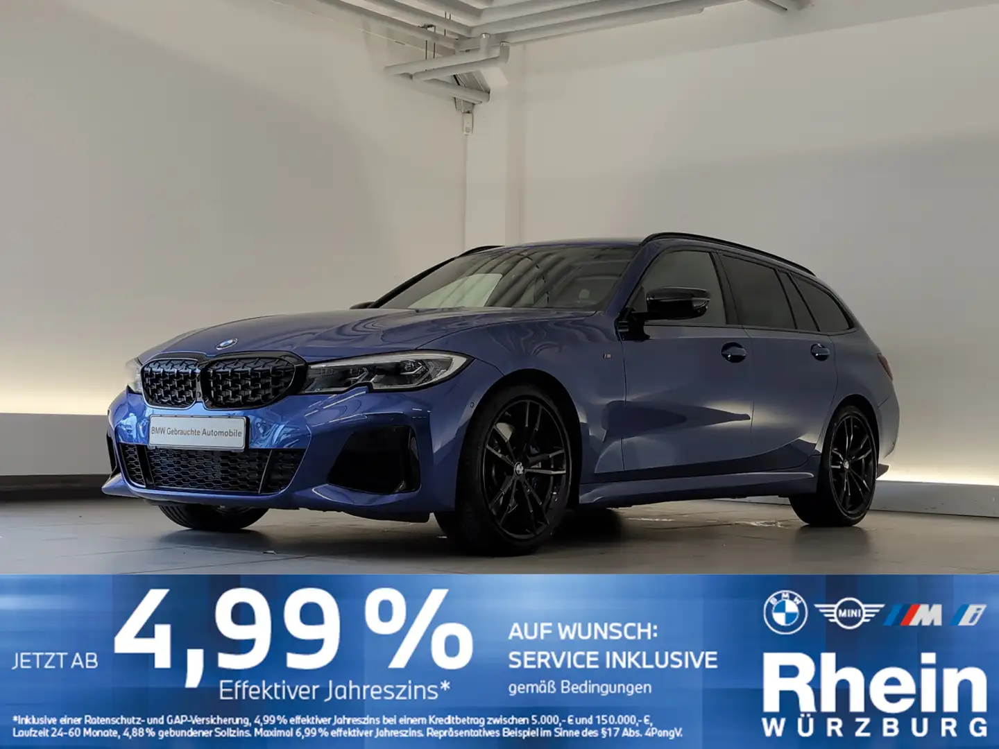 BMW 340 Md xDrive Touring M Sportpaket DAB/SHZ/Lordos DAB/ Blau - 1