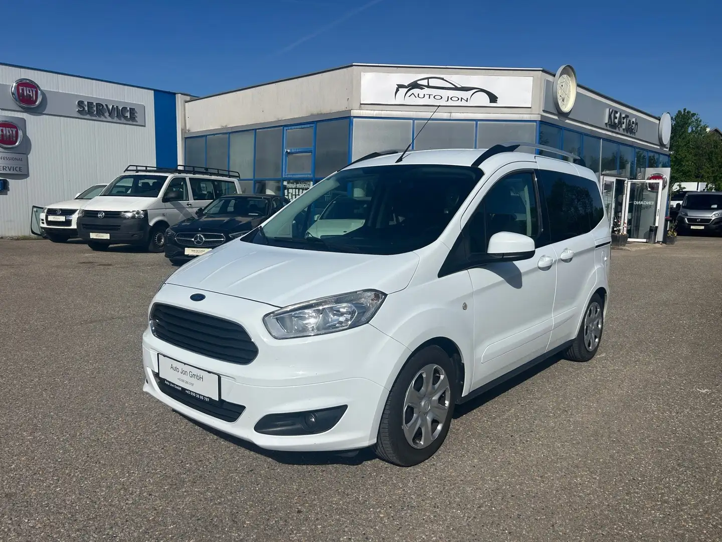 Ford Tourneo Courier Trend*PickerlNEU*Klima*Tempomat*Schiebetür* Weiß - 1