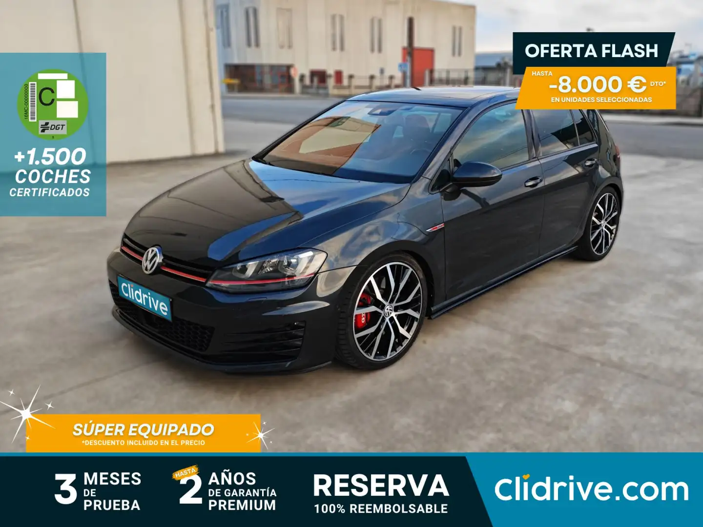 Volkswagen Golf GTI 2.0 TSI Performance DSG 230 Negro - 1