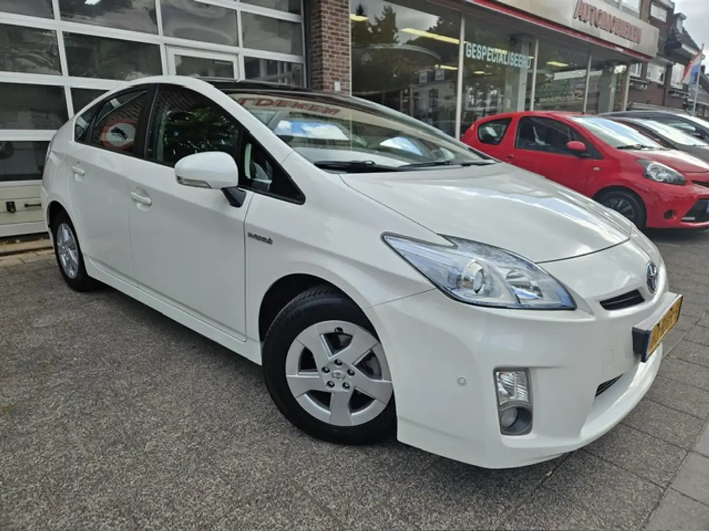 Toyota Prius 1.8 Dynamic Leder/Solarroof Blanc - 2