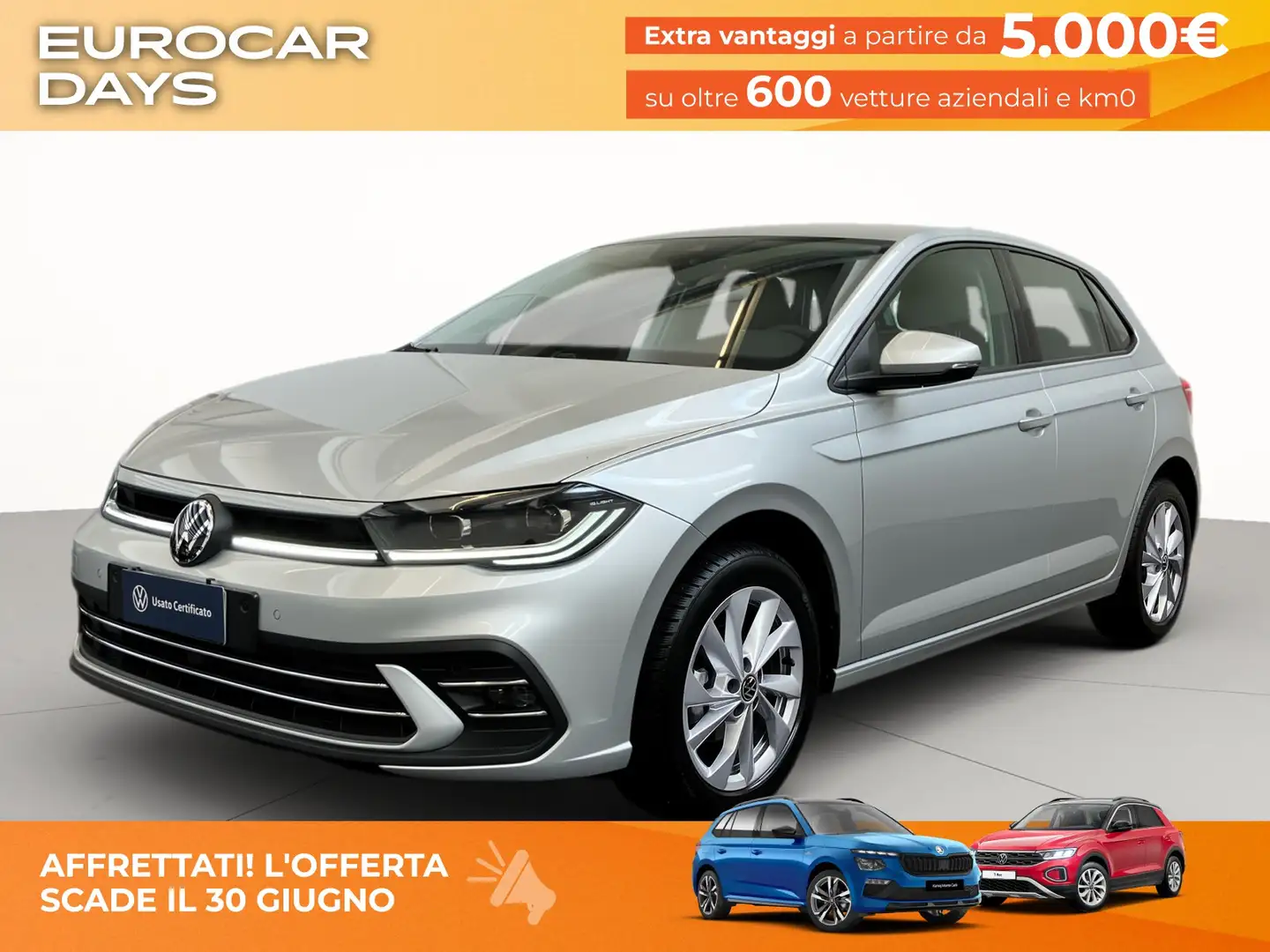 Volkswagen Polo 1.0 tsi style 95cv Grau - 1