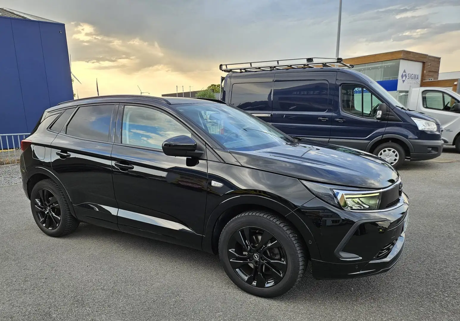 Opel Grandland Grandland 1.2 DI Automatik GS Line Zwart - 2
