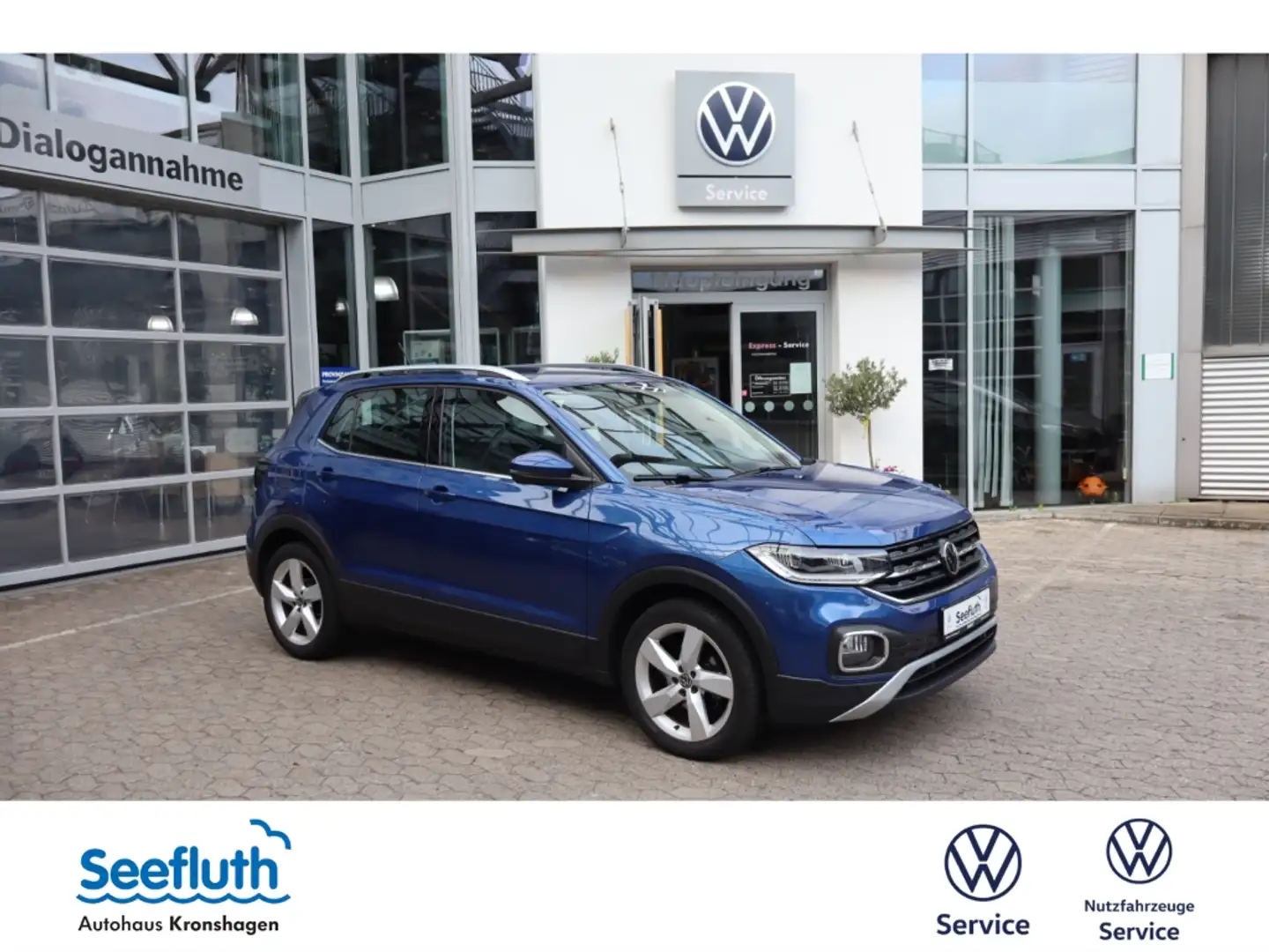 Volkswagen T-Cross EU6d 1.0 TSI Style AHK App-Connect ACC Blauw - 1