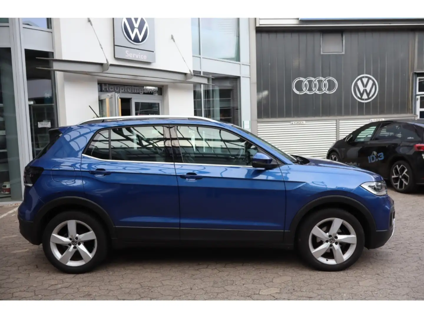 Volkswagen T-Cross EU6d 1.0 TSI Style AHK App-Connect ACC Blauw - 2