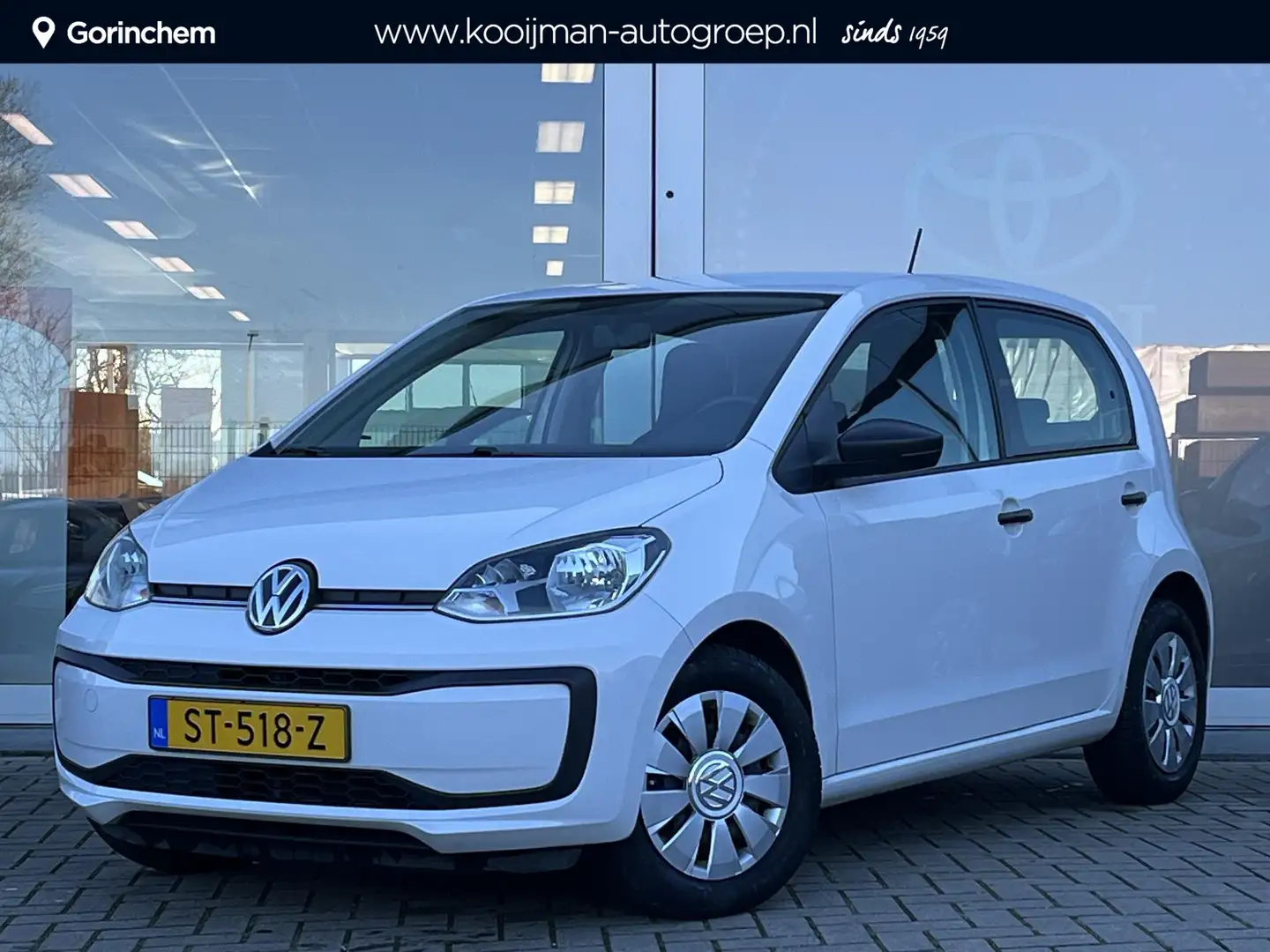 Volkswagen up! 1.0 BMT take up! NL-auto, start/stop systeem, airc Weiß - 1