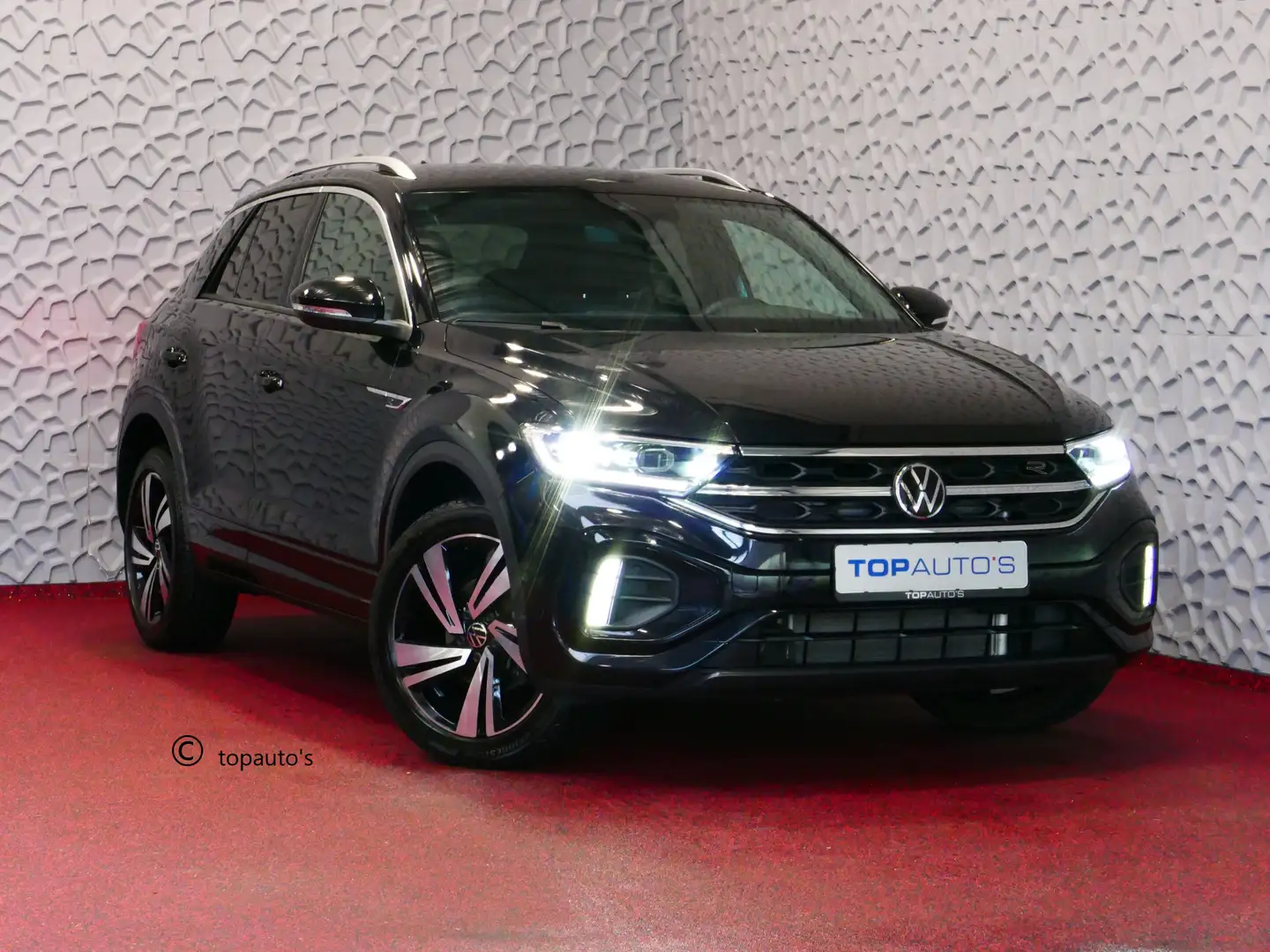 Volkswagen T-Roc ✅NIEUWE AUTO✅ 1.5 TSI 150PK R-LINE EVO IQ LIGHT AL Zwart - 1