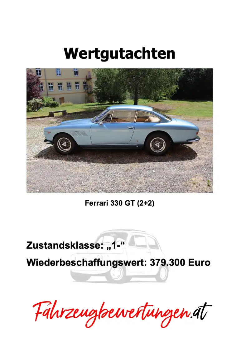 Ferrari 330 GT 2+2 Coupe Blue - 2
