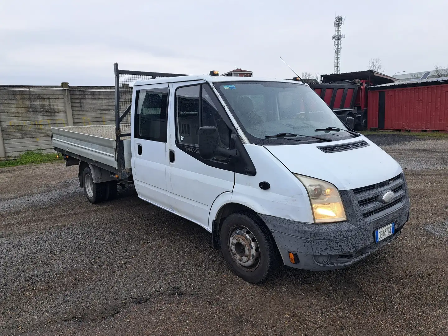 Ford TRANSIT 2.4 TDCI CASSONATO MOTORE NUOVO CON FATT. Bianco - 2