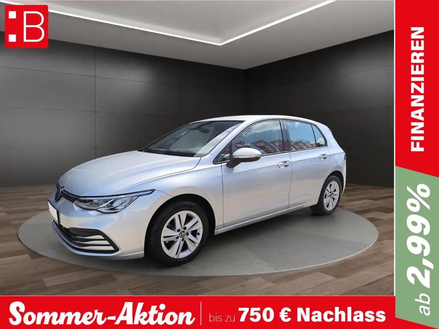 Volkswagen Golf 8 2.0 TDI DSG NAVI LED ACC LENKRADHZG Silber - 1