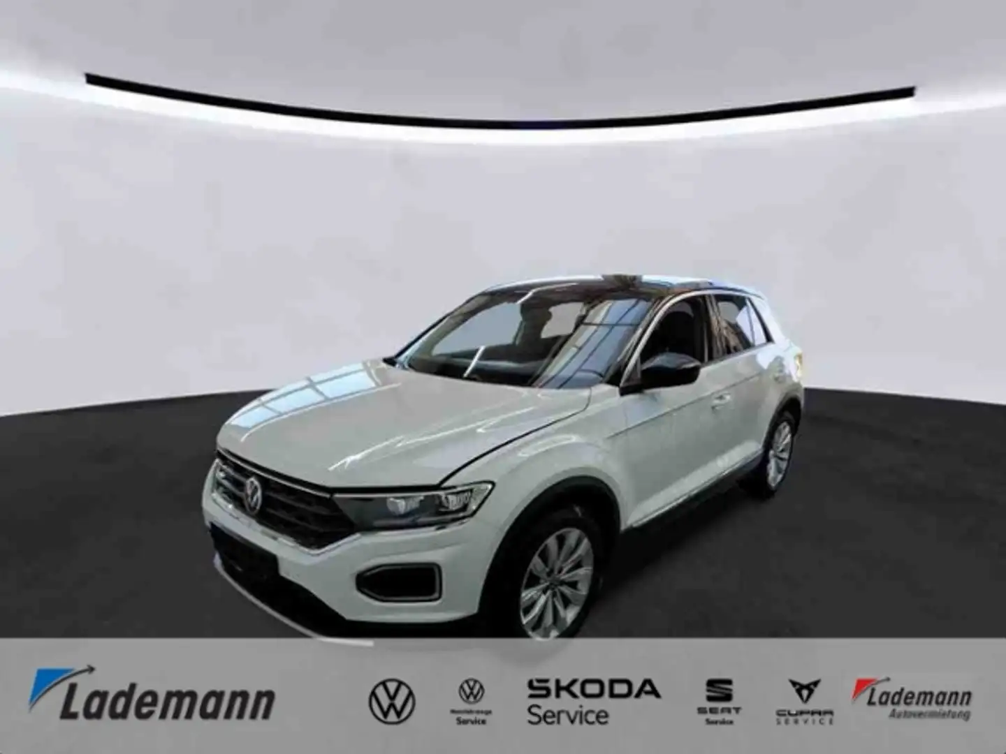 Volkswagen T-Roc 1.5 TSI DSG SPORT STANDHZ+LED+NAVI+ACC+PDC Weiß - 1