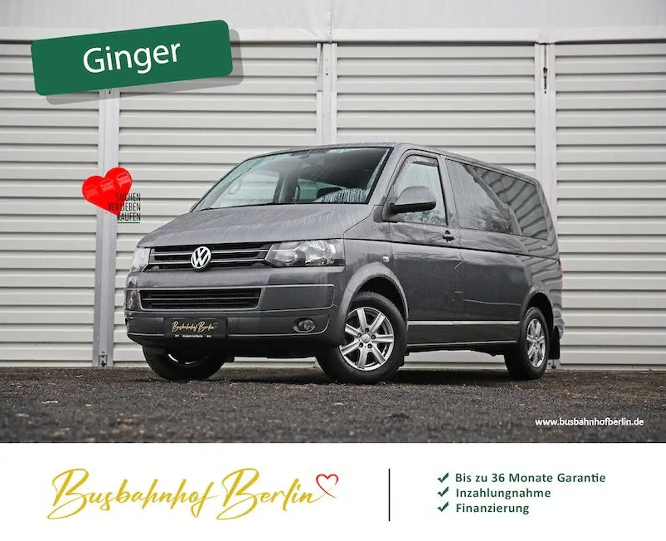 Volkswagen T5 Multivan Klima Standheizung Tempomat AHK PDC. Gris - 1