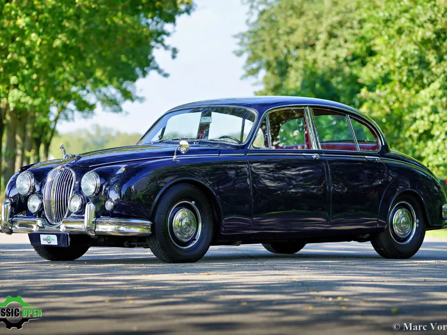 Jaguar MK II 3.8 Overdrive Bleu - 1