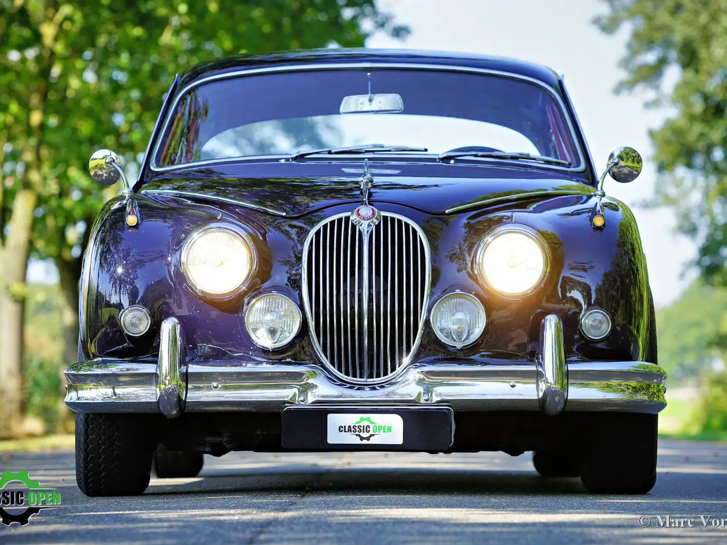 Jaguar MK II 3.8 Overdrive Bleu - 2