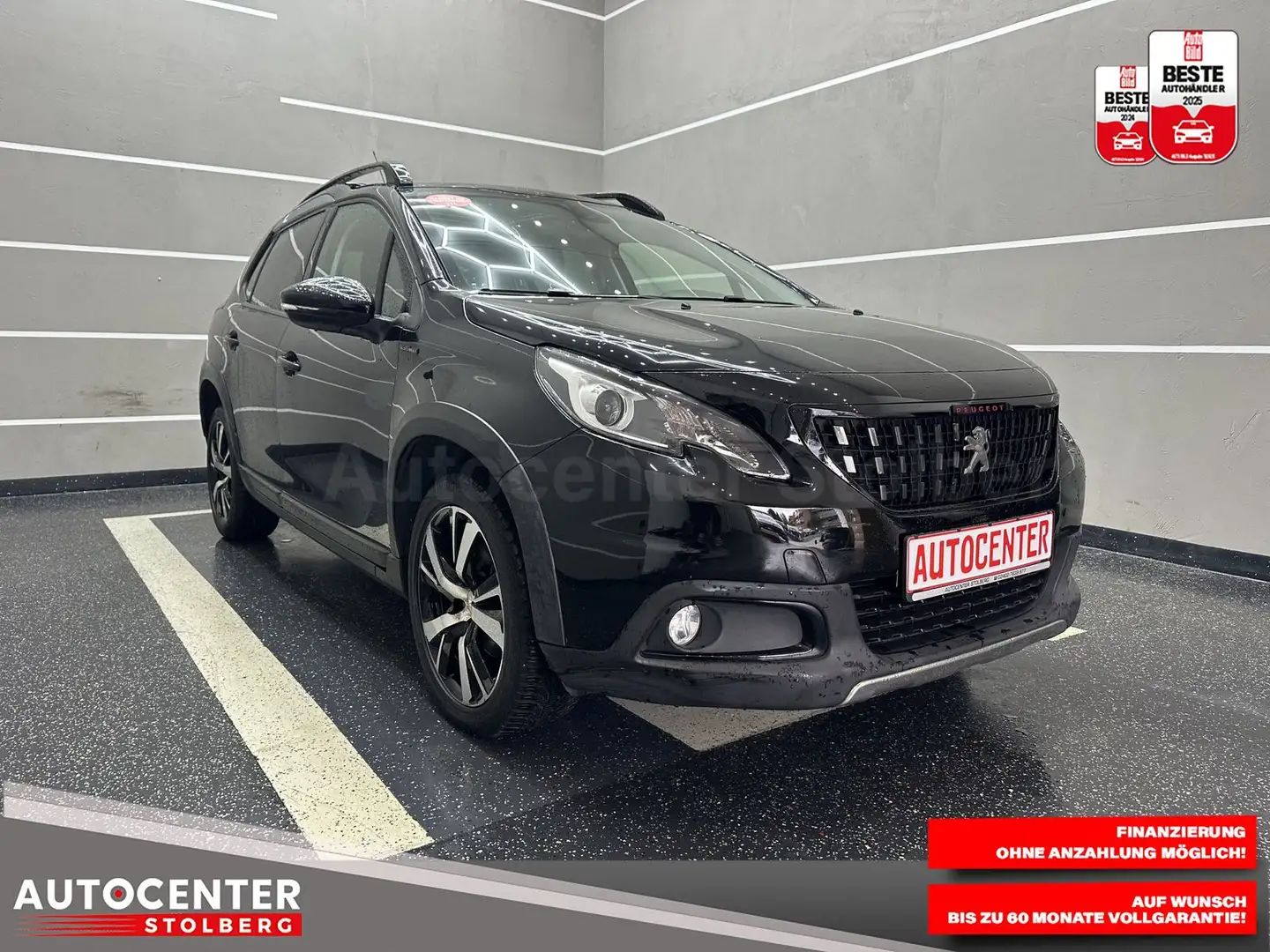 Peugeot 2008 Allure "1 HAND-PANO-NAVI-SITZH-CAM-ALU" Schwarz - 2