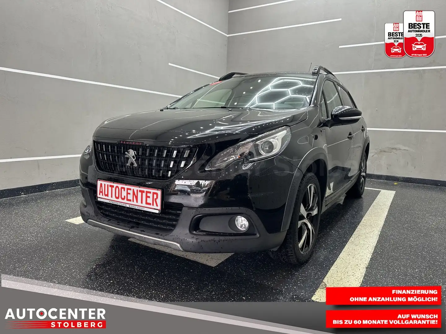 Peugeot 2008 Allure "1 HAND-PANO-NAVI-SITZH-CAM-ALU" Schwarz - 1