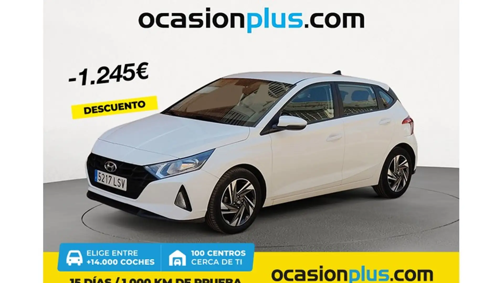 Hyundai i20 1.2 MPI SLX Blanc - 1