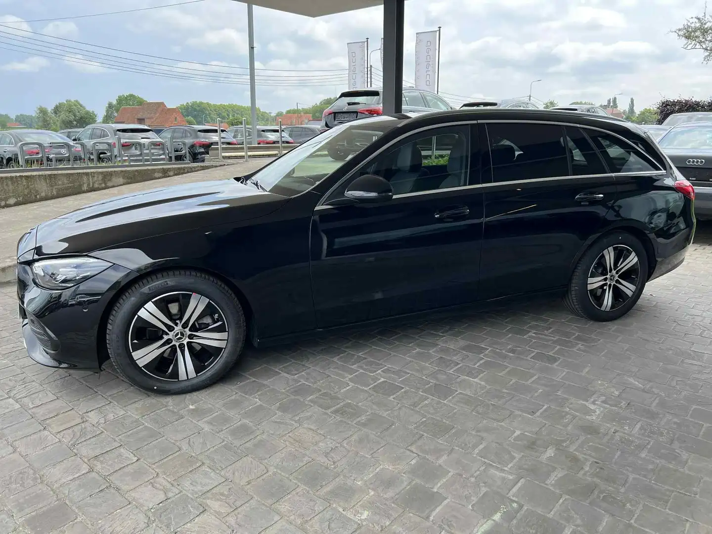 Mercedes-Benz C 180 Break Automaat 2024 trekhaak avantgarde camera Zwart - 2