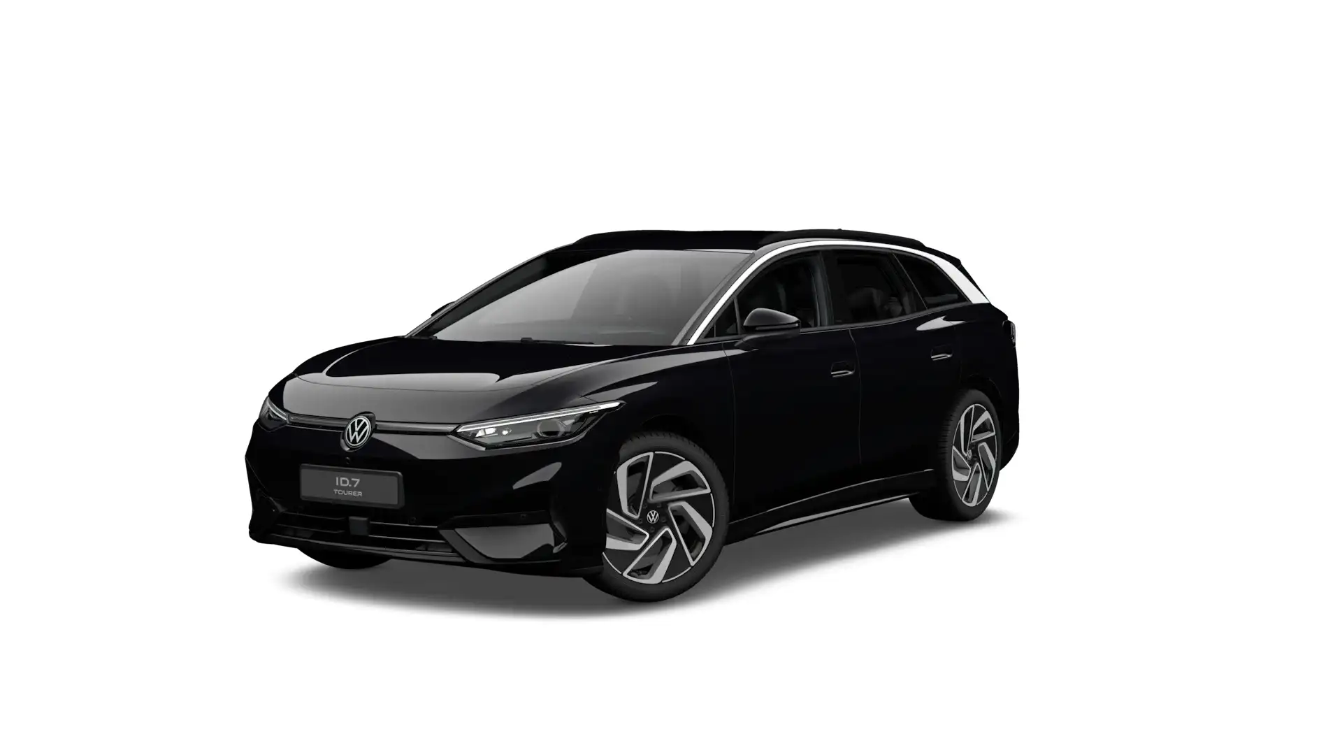 Volkswagen ID.7 Tourer 77 kWh Elektromotor 286 1AT Pro Business | Zwart - 1