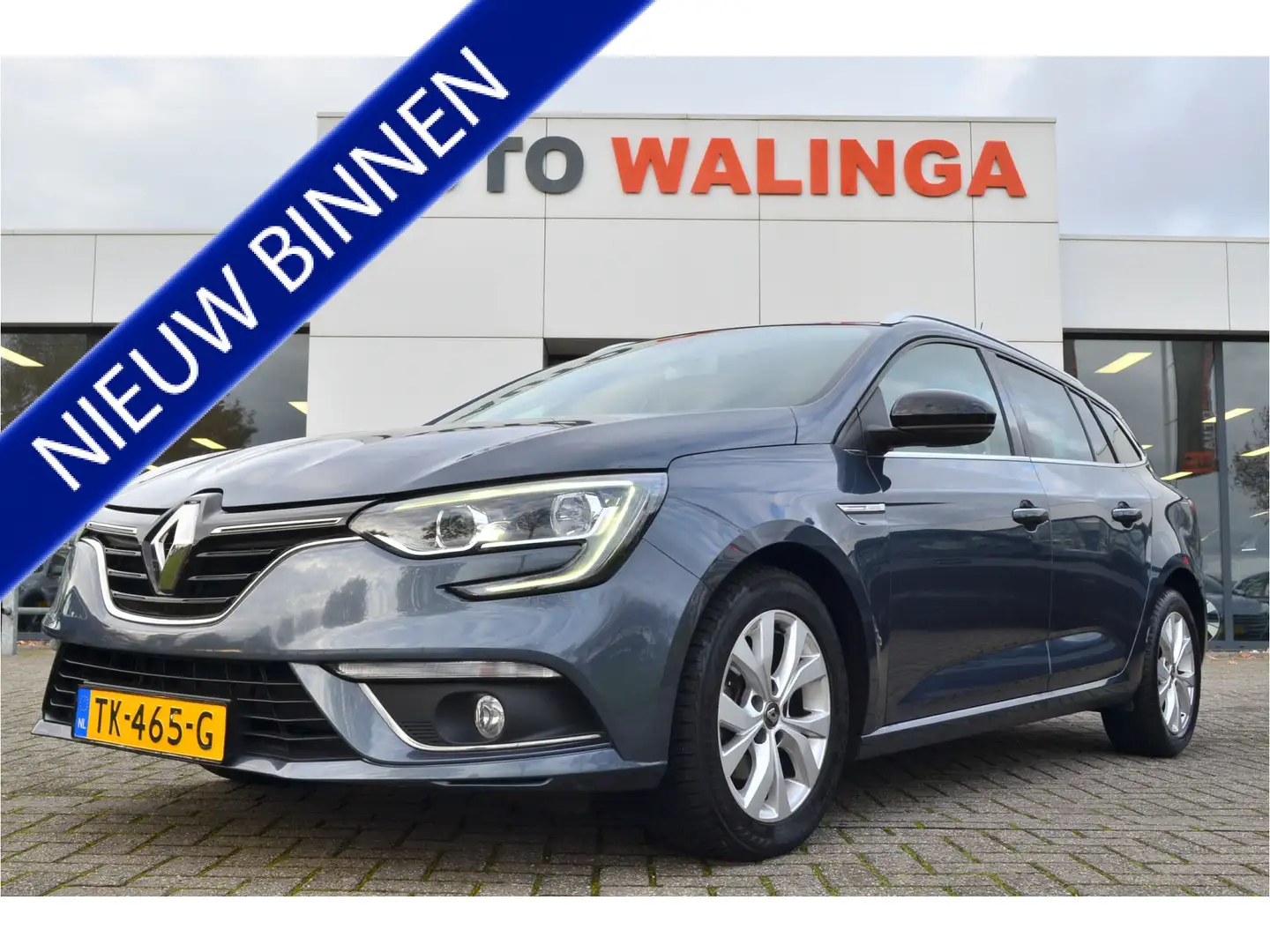 Renault Megane Estate 1.5 dCi Eco2 Limited Clima Navi Carplay Led Gris - 1