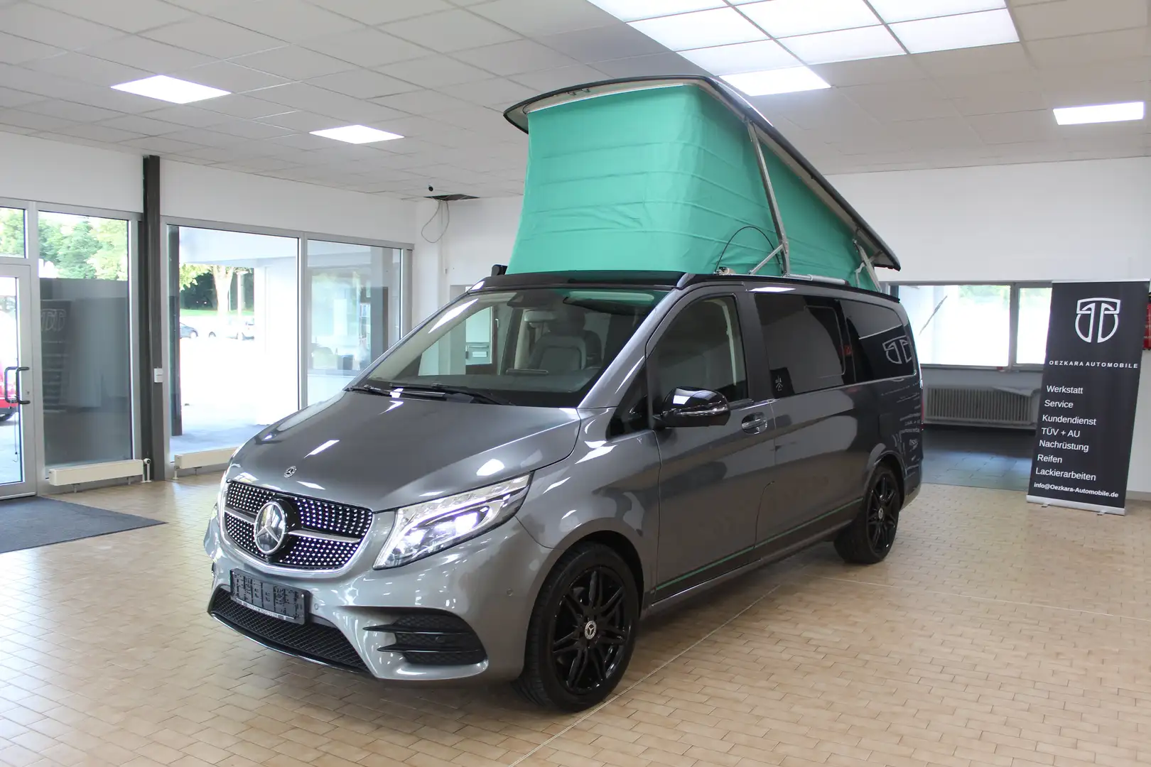 Mercedes-Benz Marco Polo V300 ArtVenture 4-Matic Küche AMG 2x STHZ *SHD Šedá - 2