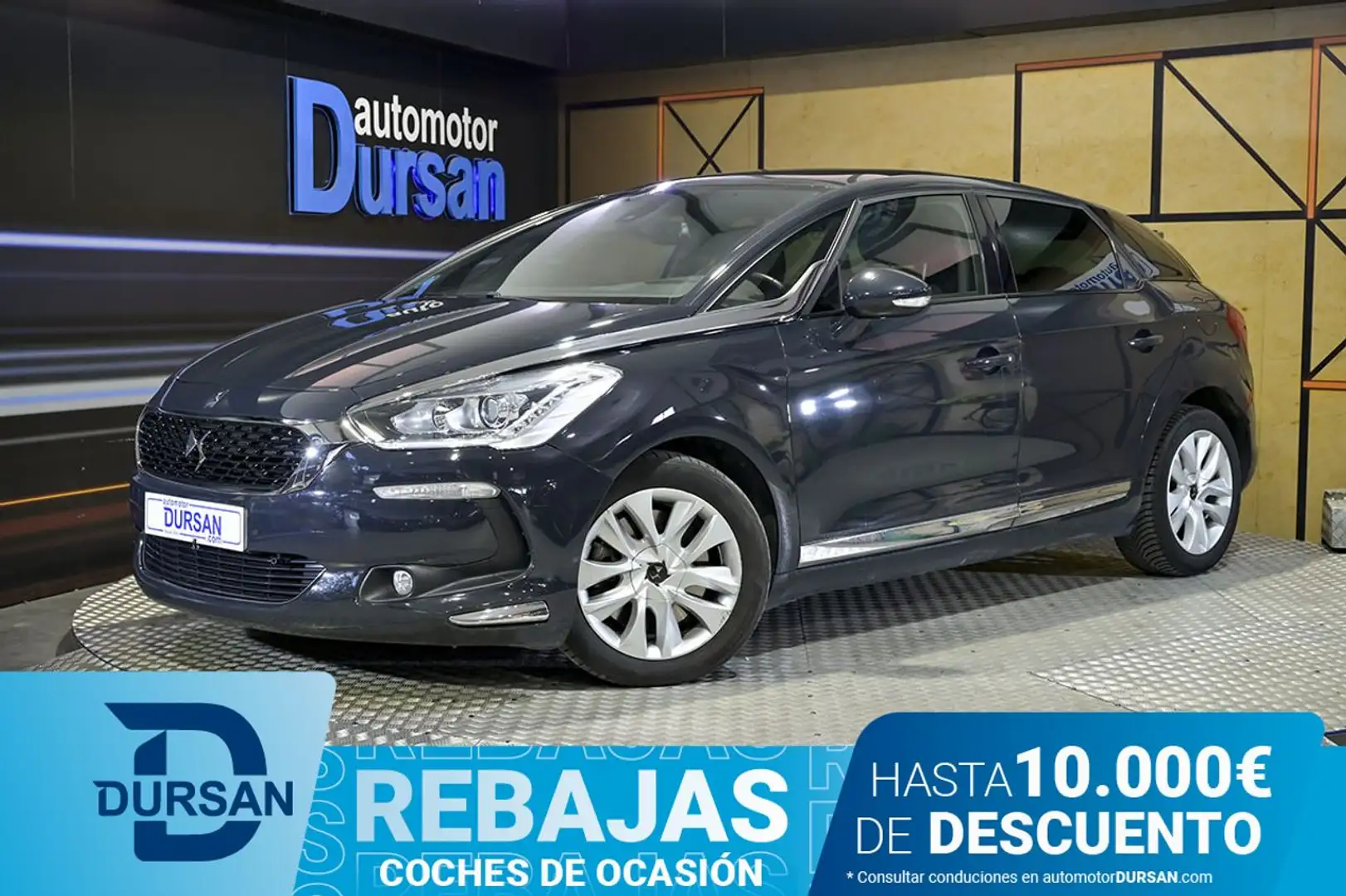 DS Automobiles DS 5 2.0BlueHDi Design EAT6 180 Gris - 1