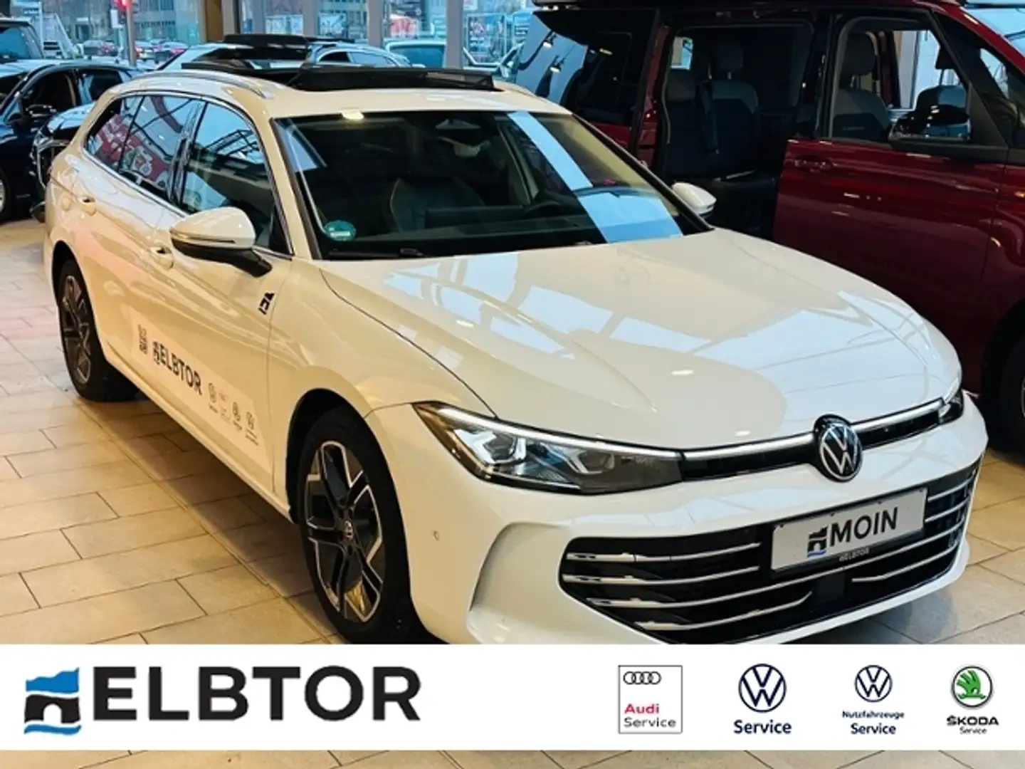 Volkswagen Passat Variant Elegance 2.0 TDI DSG LED NAVI AHK ACC PDC PANO Weiß - 1