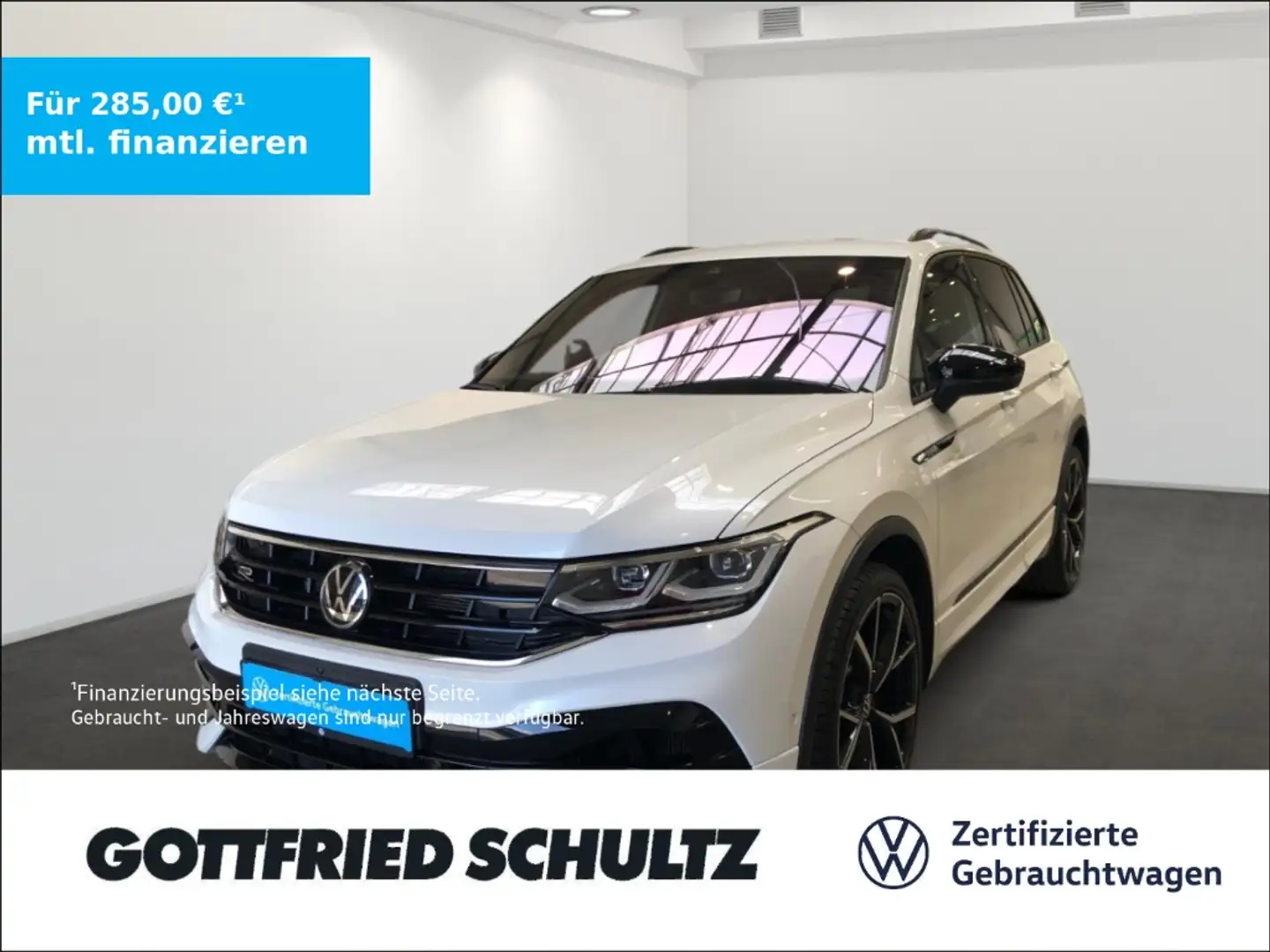 Volkswagen Tiguan R 4MOTION PANO HUD SITZHZG BLACK-STYLE Weiß - 1