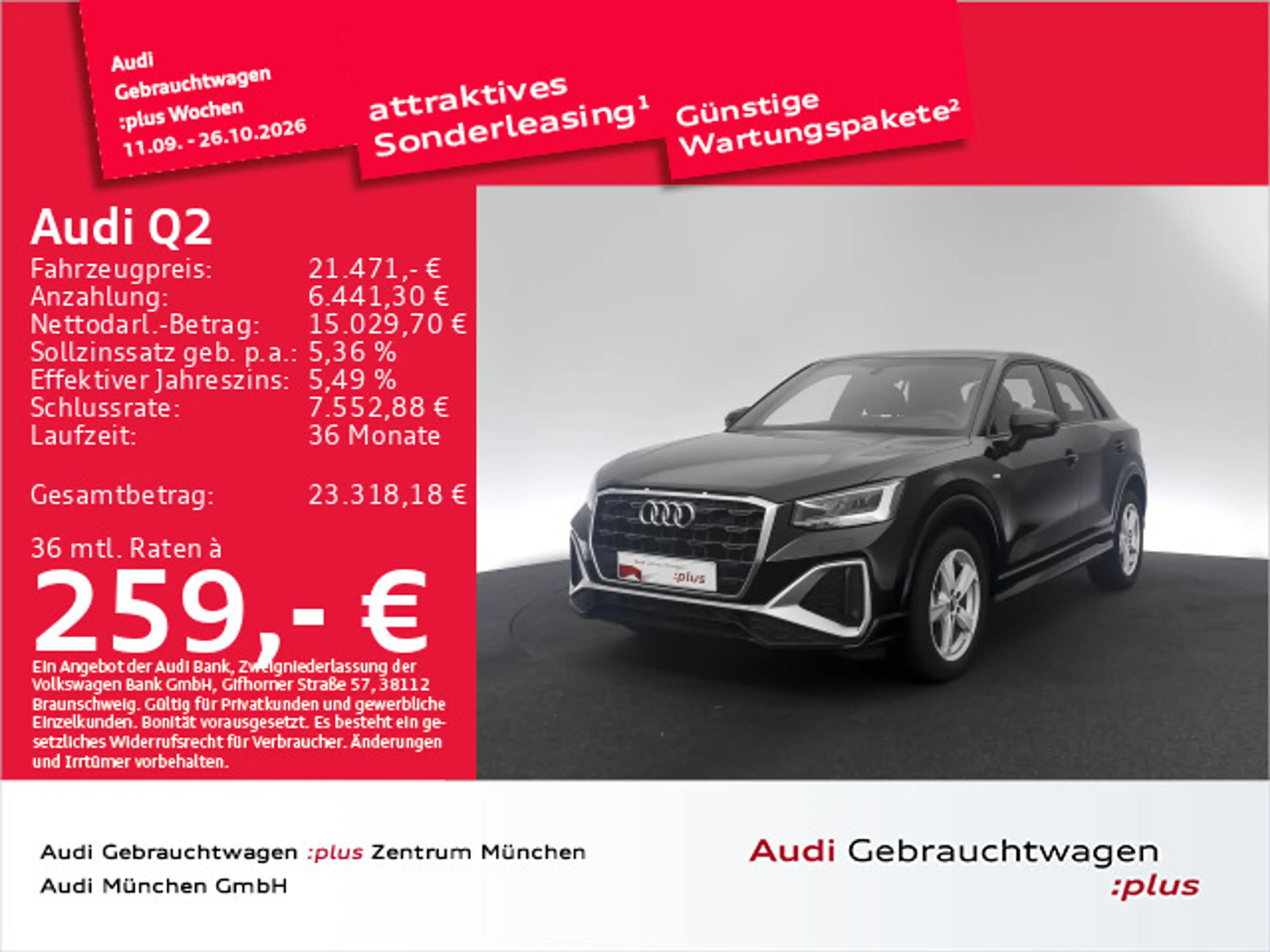 Audi Q2 30 TFSI 2x S line