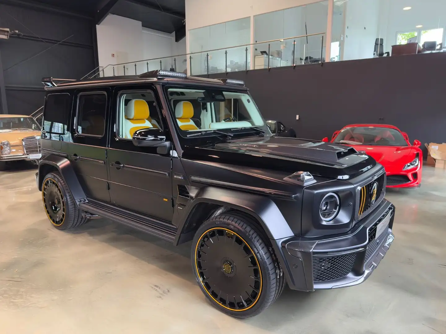 Mercedes-Benz G 63 AMG G63 AMG BRABUS 800/YELLOW WHITE LEATHER/DUOTONE Noir - 2