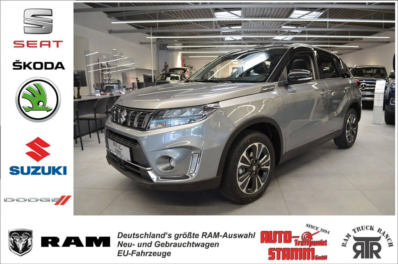 Suzuki Vitara 1.5 DUALJET Hybrid Comfort+ AGS Allgrip Grijs - 1