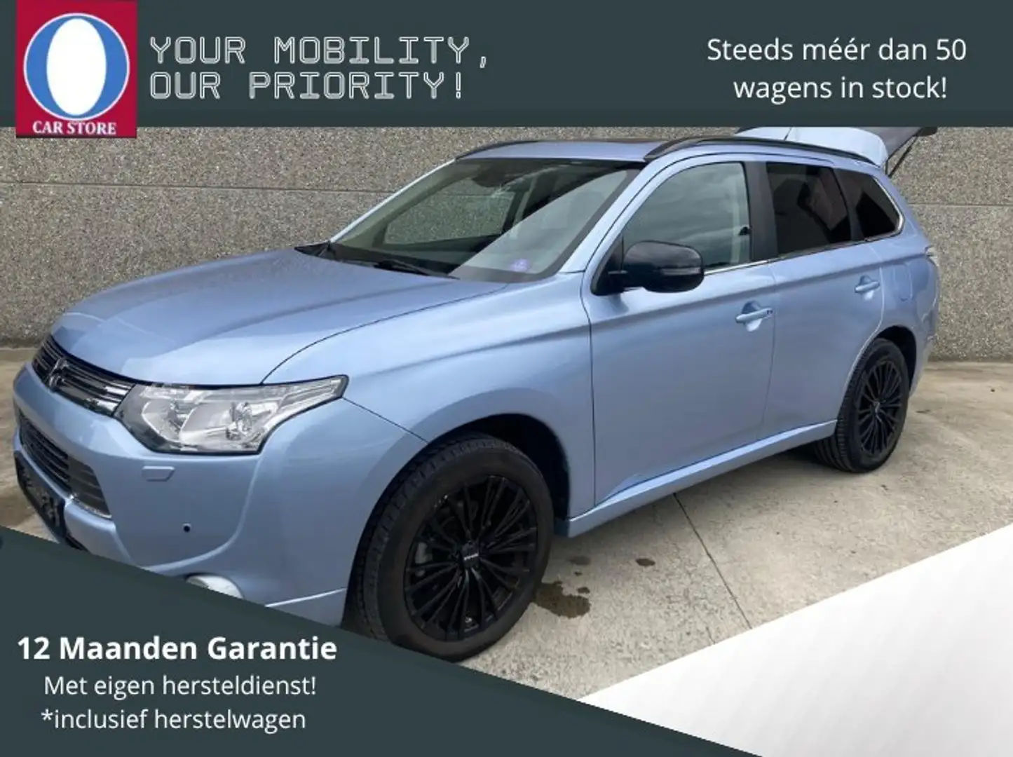 Mitsubishi Outlander 2.0i 4WD PHEV Bleu - 1