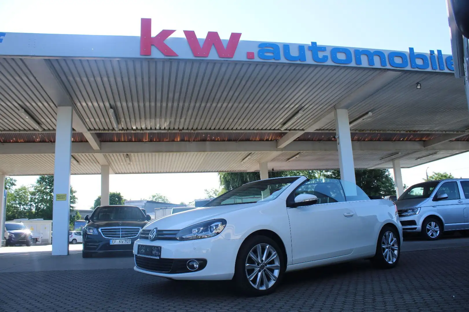 Volkswagen Golf VI Cabriolet Basis,XENON,LEDER,NAVI,SHZ Blanc - 1