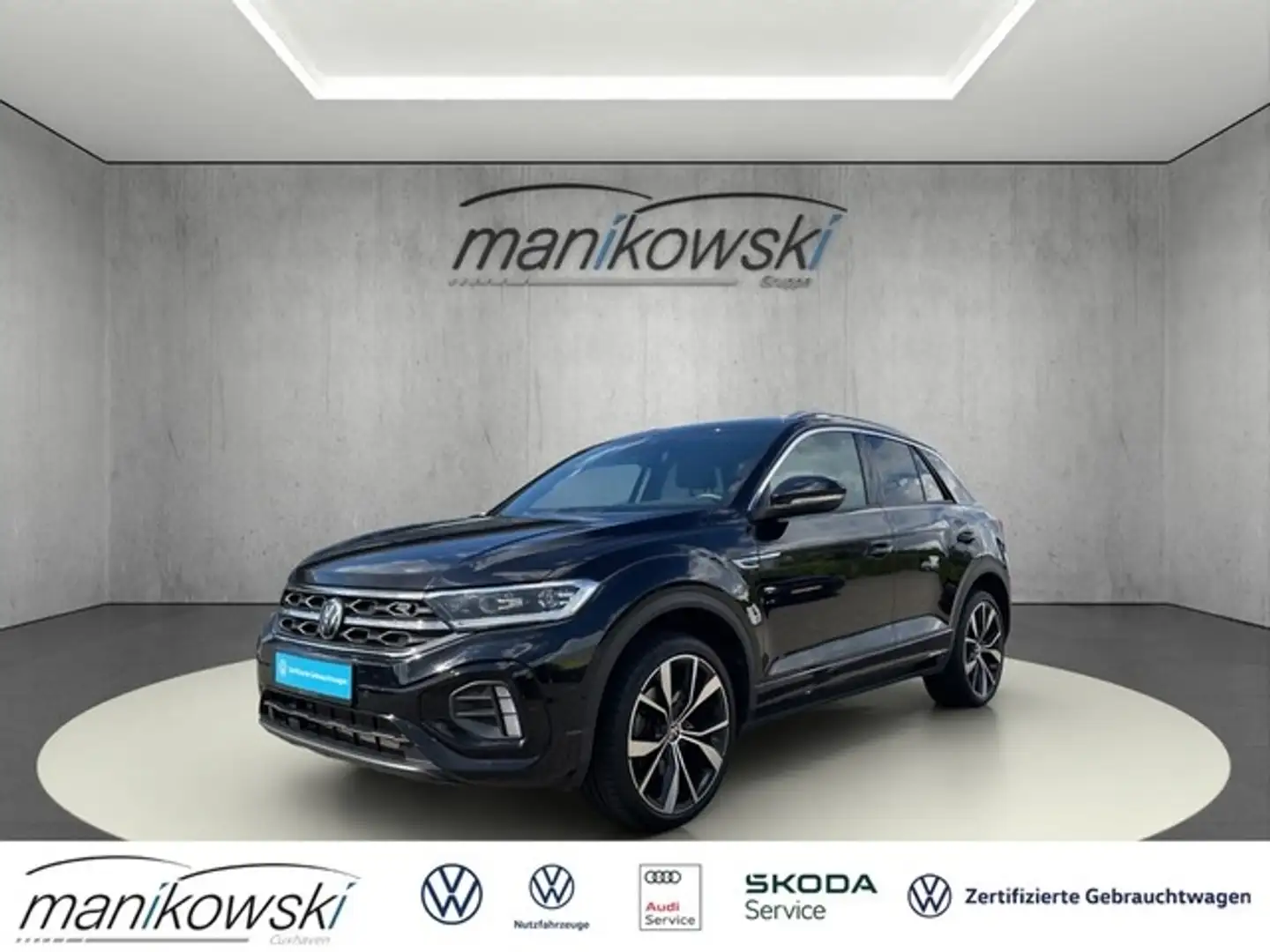 Volkswagen T-Roc 2.0TSI DSG 4Motion *R-Line*Keyless+Navi+BT+AHK+Std Schwarz - 1