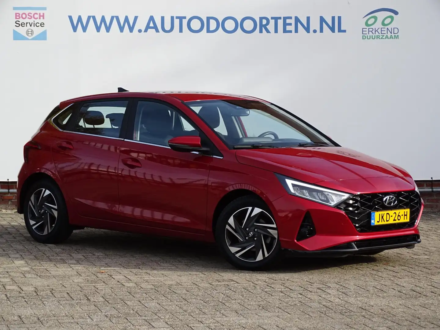 Hyundai i20 1.0 T-GDI Comfort|CAM|CAR-PLAY|STOEL/STUUR VERWARM Rood - 1