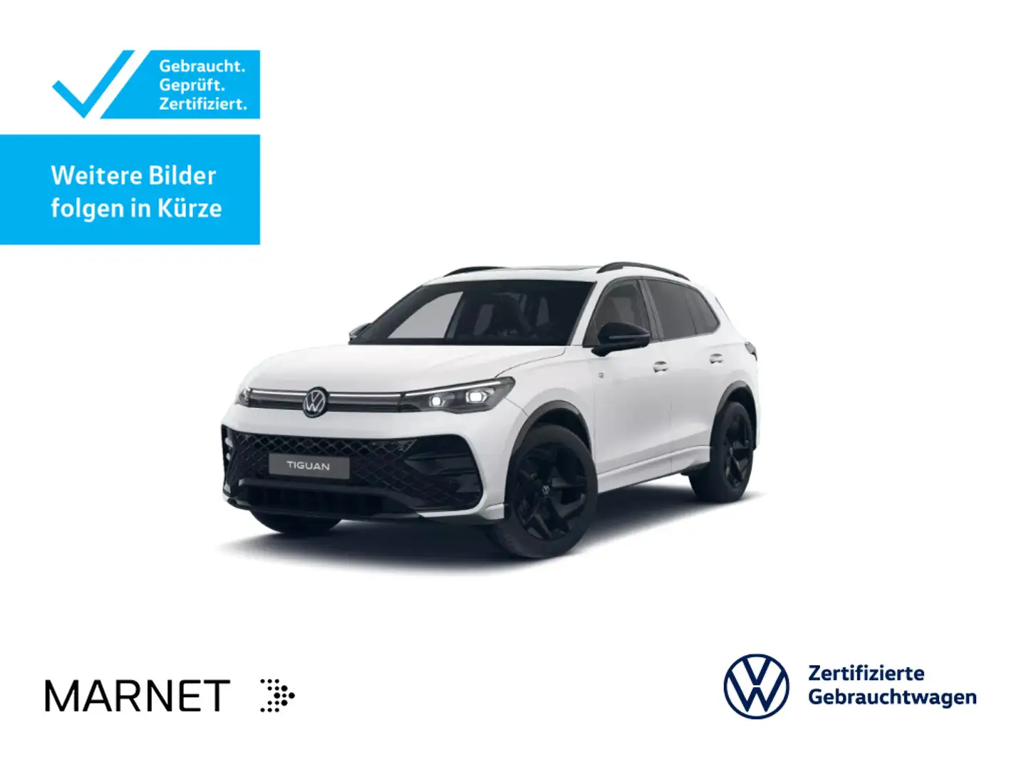 Volkswagen Tiguan 2.0 TDI DSG  R-Line Black Style* Navi*AHK Weiß - 1