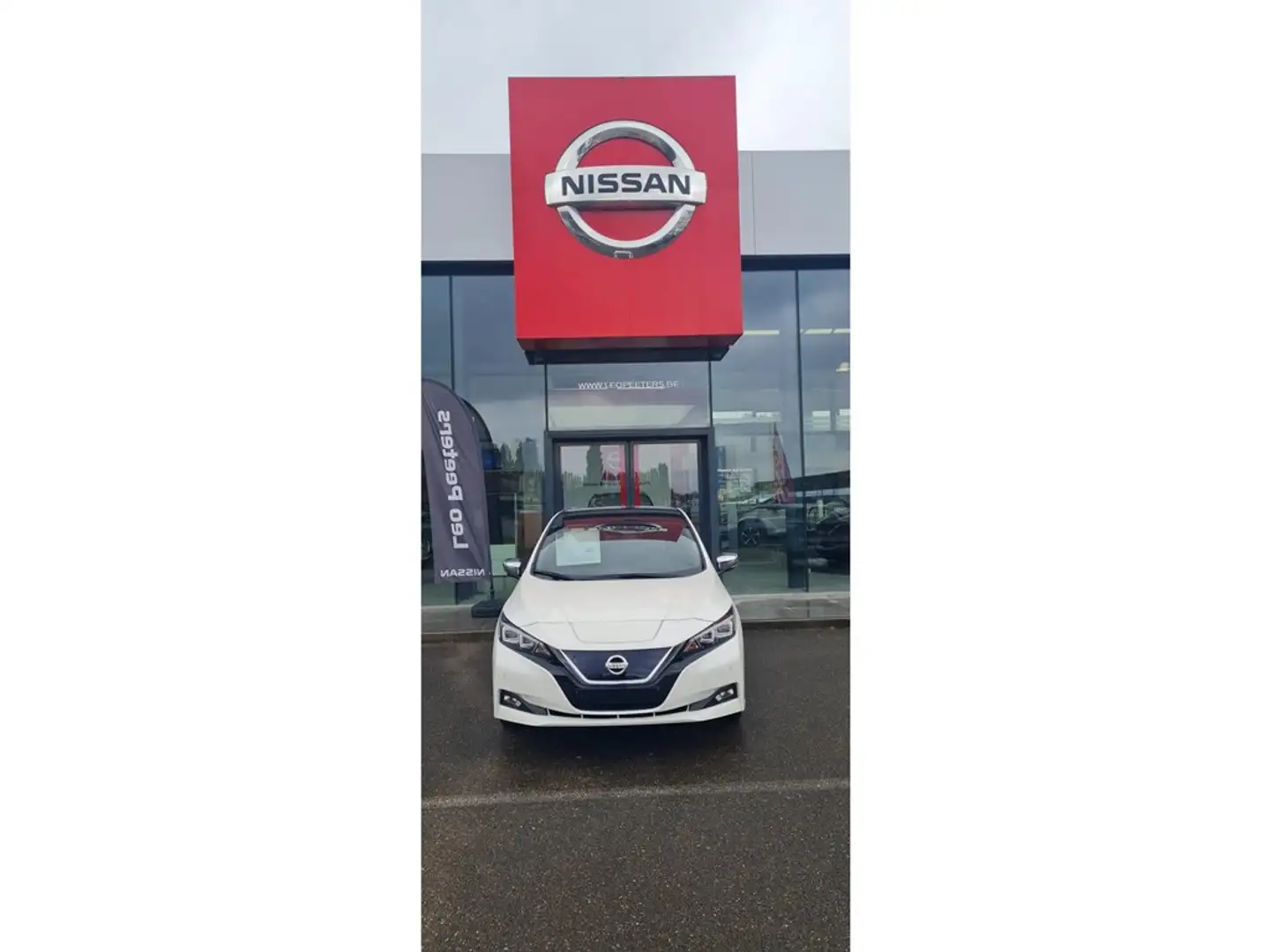 Nissan Leaf Tekna 40 kw BTW WAGEN Blanc - 1