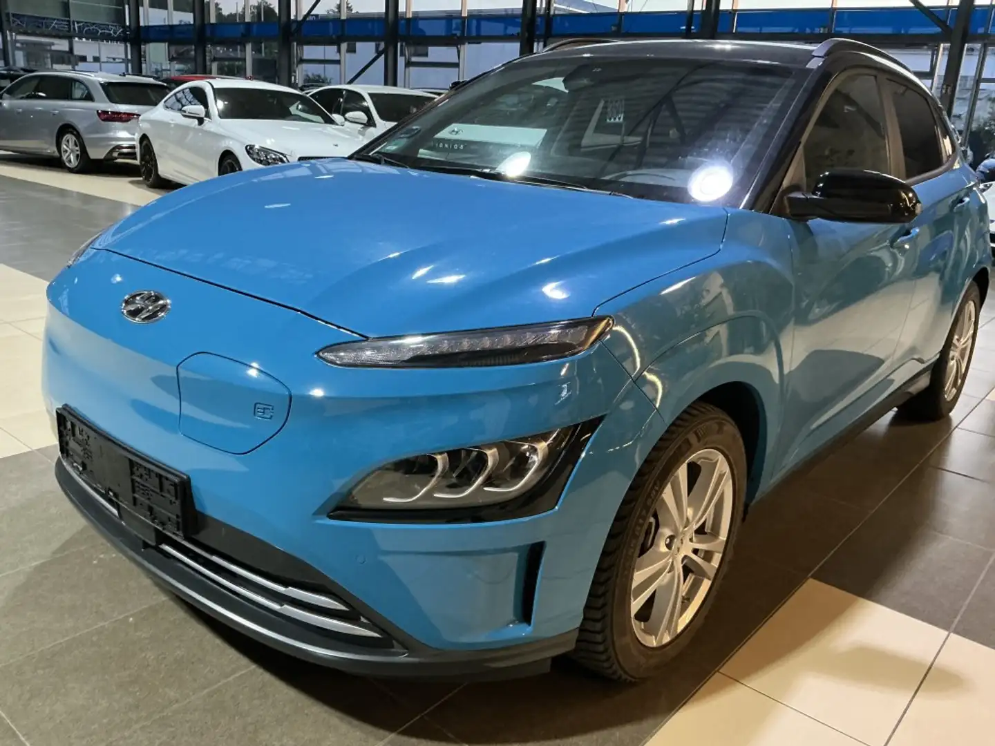 Hyundai KONA Prime dig.Cockpit ACC R.Cam Voll-LED Navi Bleu - 1