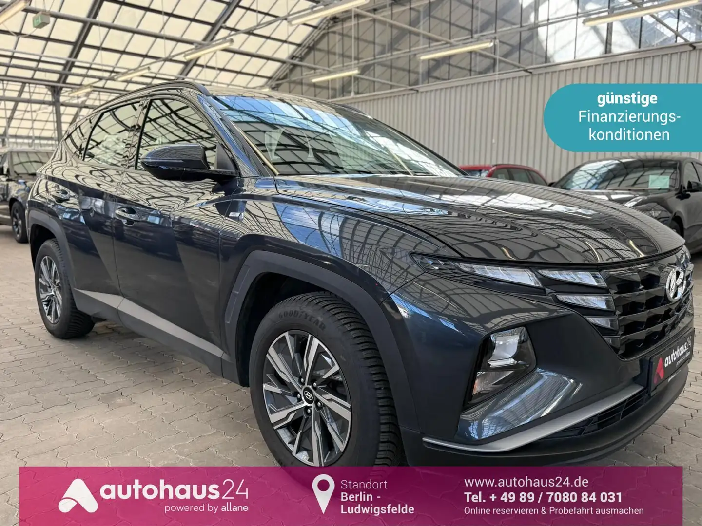 Hyundai TUCSON 1.6 T-GDI  Select Mild-Hybrid|Navi Zwart - 1