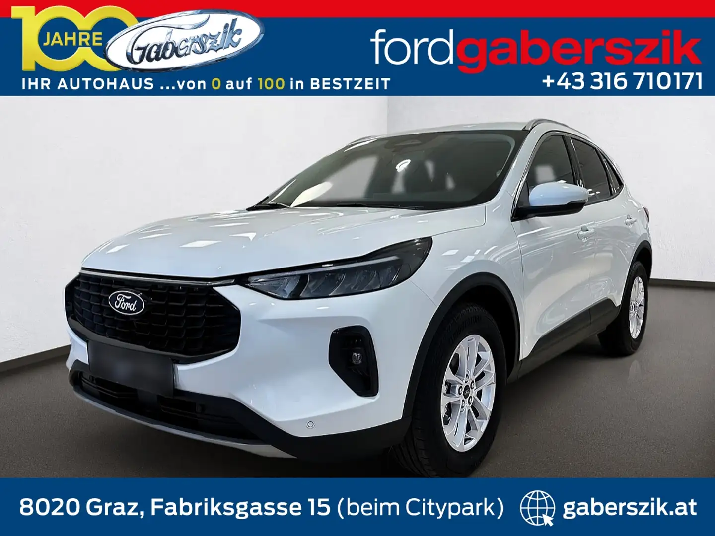 Ford Kuga 2,5 Duratec FHEV Titanium Aut. Weiß - 1