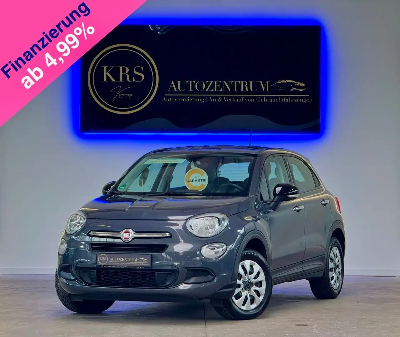Fiat 500X Pop 1.6i *GARANTIE*KLIMA*2.HAND*T-LEDER*AHK Grau - 1