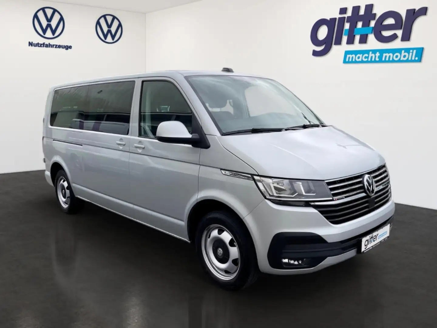 Volkswagen T6.1 Caravelle CL lang 4M-DSG CLIMAT PDC NAV AHK Срібний - 2
